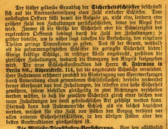 Fuhrmann Tresore