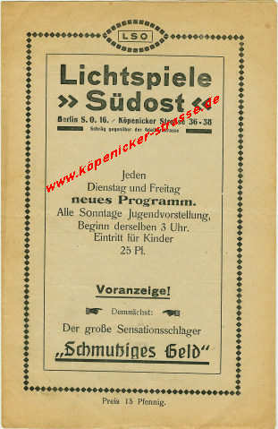 Lichtspiele Südost