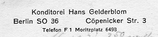 Konditorei Hans Gelderblom