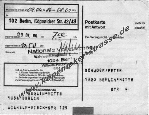 Wehrkreiskommando Köpenicker Straße 43
