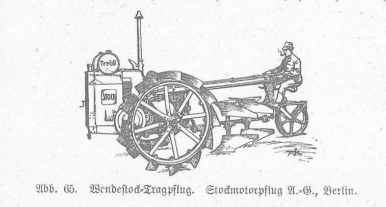 Stock Wendepflug