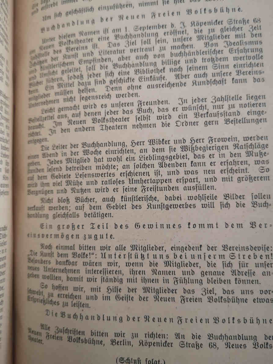 Volksbühne Buchhandlung