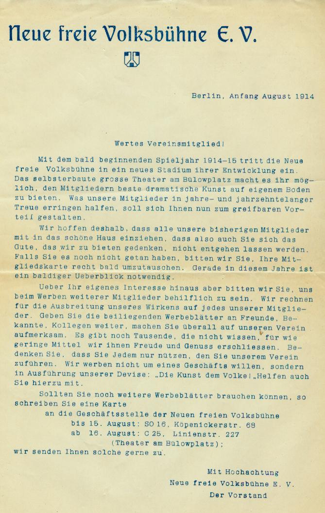 Volksbühne am Bülowplatz