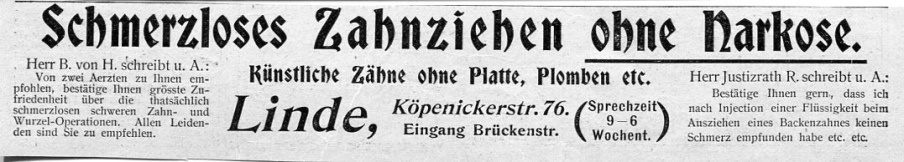 Zahnarzt Köpenicker Straße 76